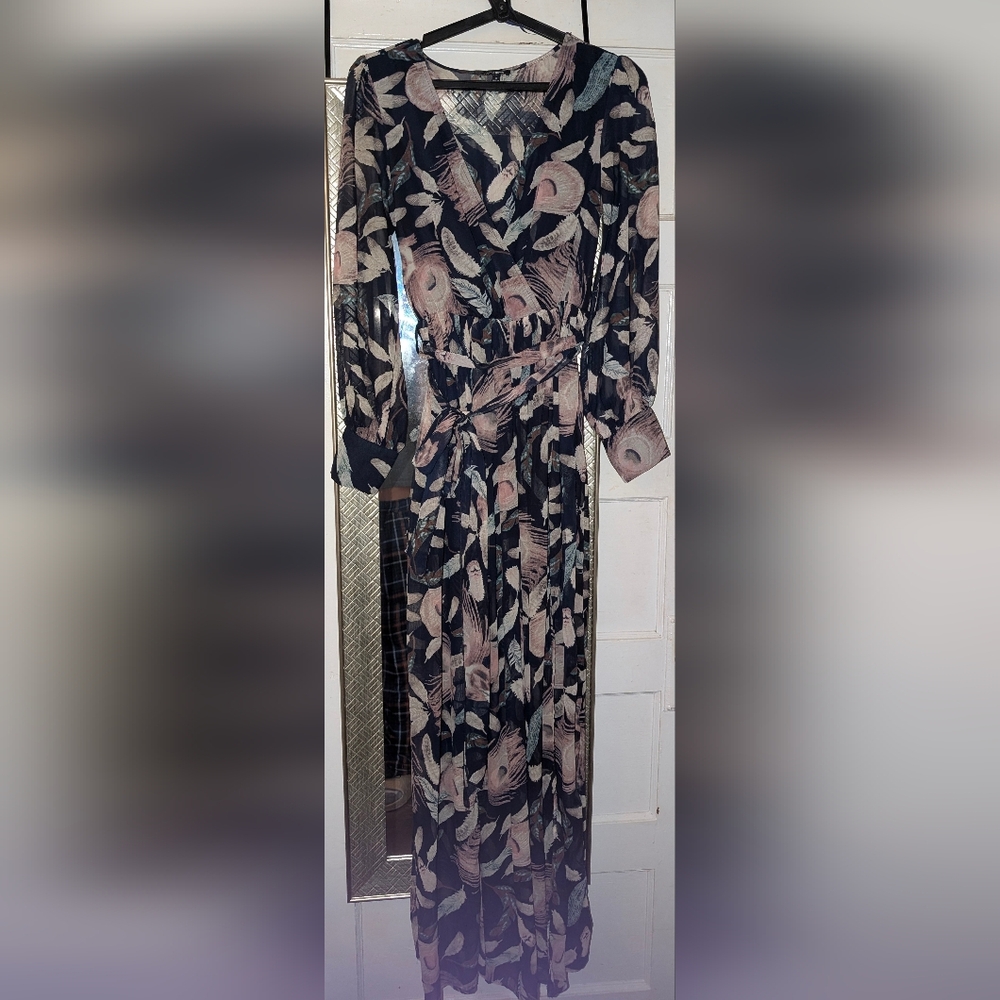 Wrapped Floral Maxi